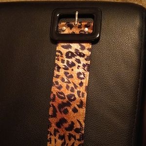 Leopard Print Pinup Belt